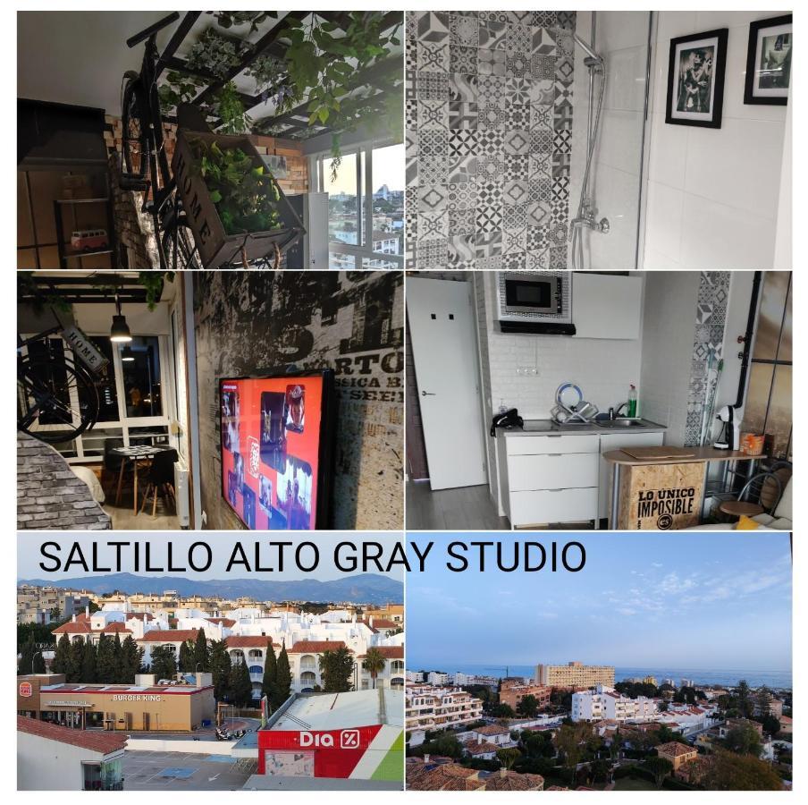 Saltillo Alto Gray Studio. Vistas al mar y piscina Torremolinos Exterior foto